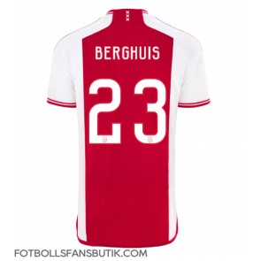 Ajax Steven Berghuis #23 Replika Hemmatröja 2023-24 Kortärmad